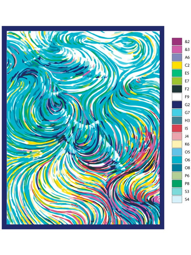 Raqamlar bo&amp;#039;yicha rasm &amp;quot;To&amp;#039;lqin&amp;quot;