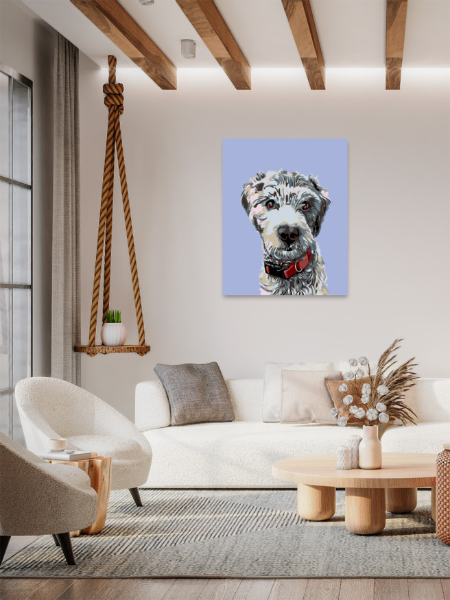 Картина по номерам &amp;quot;Портрет собаки&amp;quot;