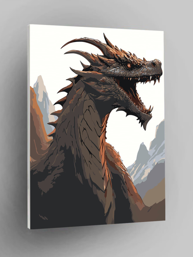 Raqamlar bo&amp;#039;yicha rasm &amp;quot;Ajdaho&amp;quot;