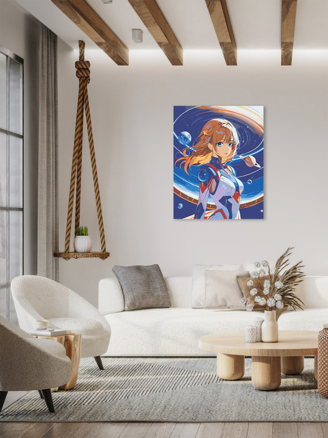 Raqamlar bo&amp;#039;yicha rasm &amp;quot;Ko&amp;#039;k ko&amp;#039;zli qiz va sayyoralar&amp;quot;