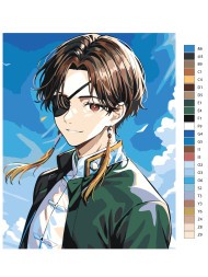 Картина по номерам "Хаято Суо"