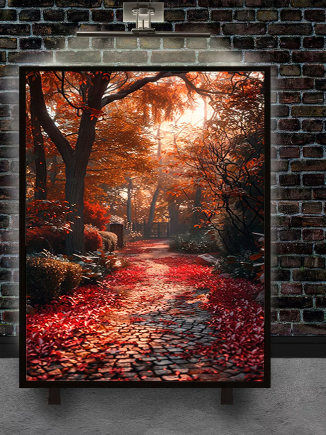 Holstga bosilgan poster &amp;quot;Kuzgi yo‘lakcha&amp;quot;