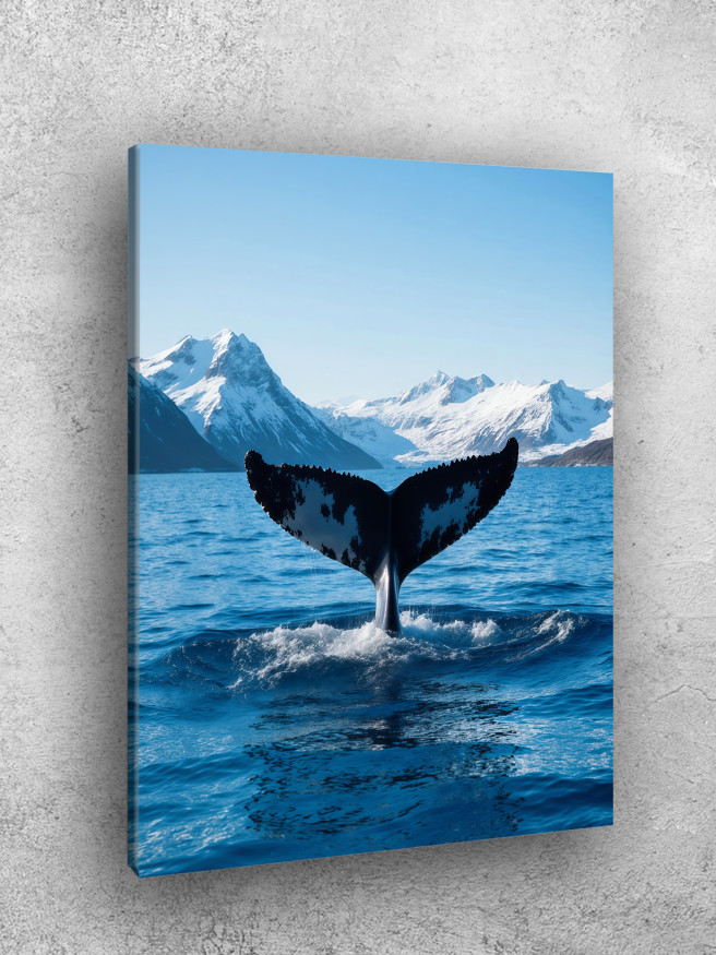 Постер на холсте &amp;quot;Хвост кита&amp;quot;