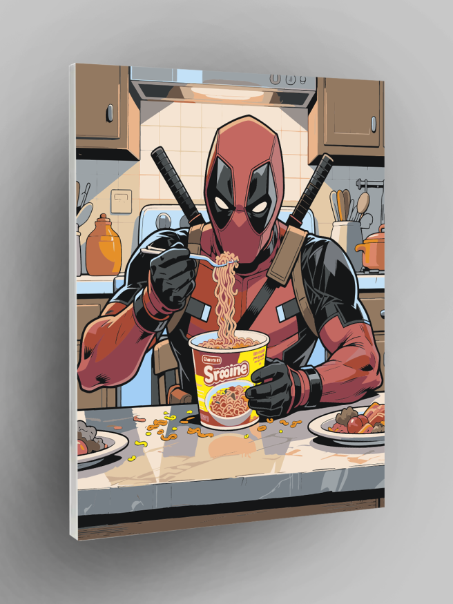 Raqamlar bo‘yicha rasm &amp;quot;Dedpul lag‘mon bilan&amp;quot;