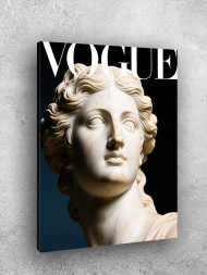 Holstga bosilgan poster "Vogue uslubidagi antik Venera"