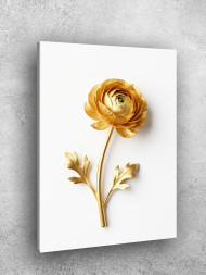 Постер на холсте &amp;quot;Золотой ранункулюс&amp;quot; 