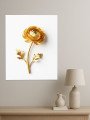 Постер на холсте &amp;quot;Золотой ранункулюс&amp;quot; 