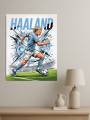 Holstga bosilgan poster &amp;quot;Futbolchi Holand&amp;quot;