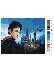 Raqamlar bo'yicha rasm "Garri Potter Xogvartsda"