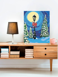 Картина по номерам &amp;quot;Ёлки в снегу&amp;quot;