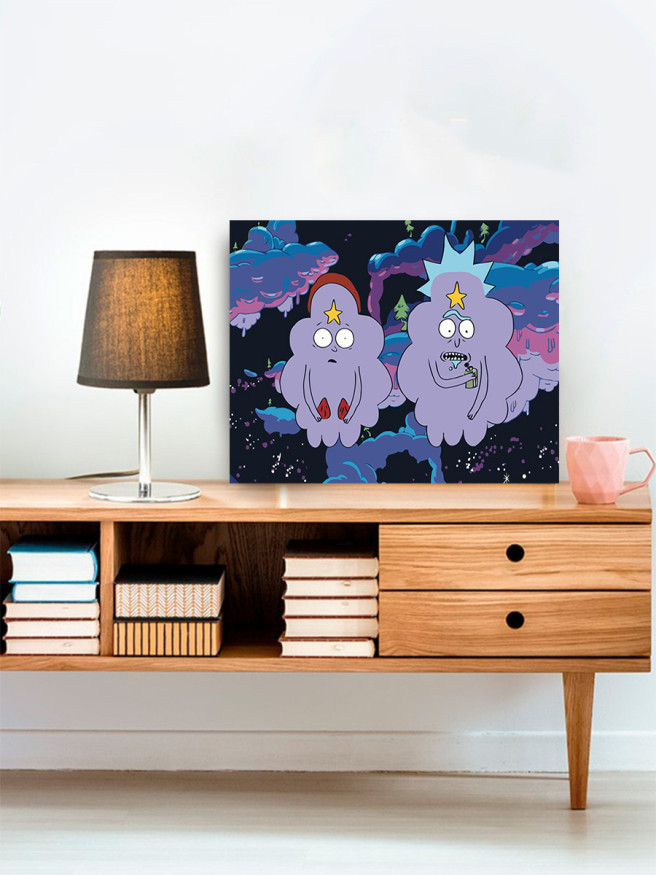 Raqamlar bo&amp;#039;yicha rasm &amp;quot;Qo&amp;#039;rqinchli bulutlar&amp;quot;