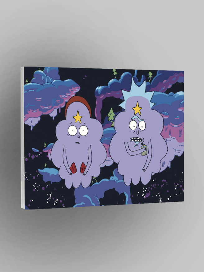 Raqamlar bo&amp;#039;yicha rasm &amp;quot;Qo&amp;#039;rqinchli bulutlar&amp;quot;