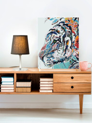 Raqamlar bo'yicha rasm "Chiroyli yo'lbars"