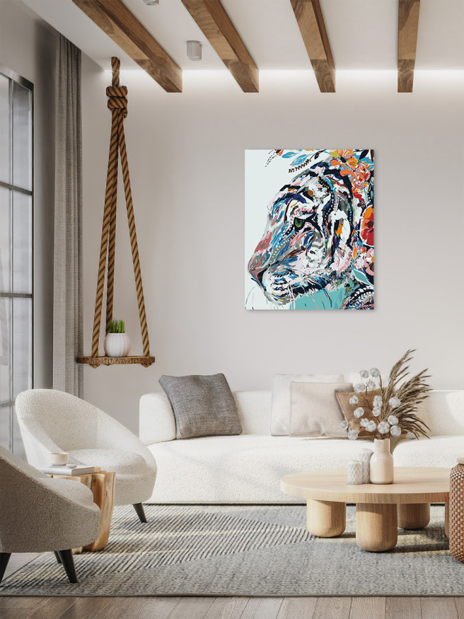 Картина по номерам &amp;quot;Красивый тигр&amp;quot;