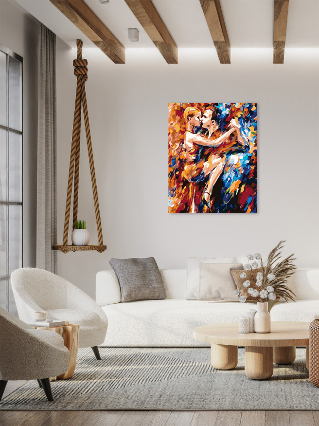 Картина по номерам &amp;quot;Пара в танце&amp;quot;
