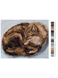 Картина по номерам &amp;quot;Рыжий волк&amp;quot;