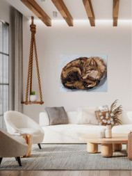 Картина по номерам &amp;quot;Рыжий волк&amp;quot;