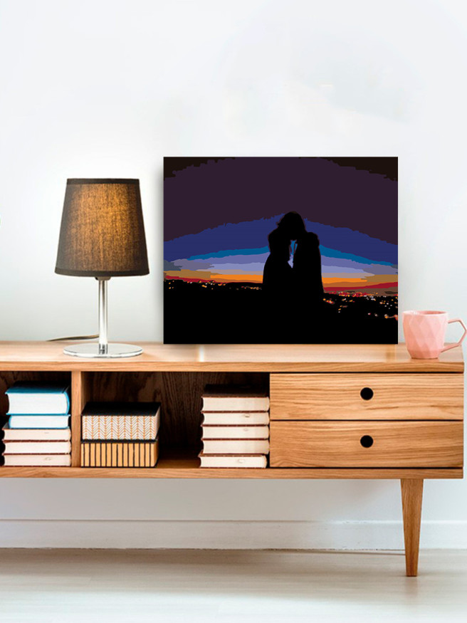 Картина по номерам &amp;quot;Влюблённая пара на танцполе&amp;quot;