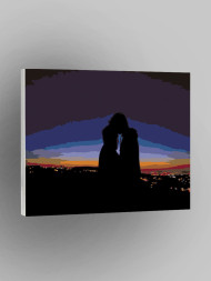 Картина по номерам &amp;quot;Влюблённая пара на танцполе&amp;quot;