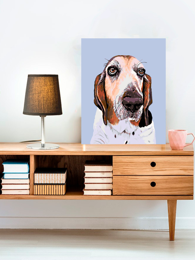 Raqamlar bo&amp;#039;yicha rasm &amp;quot;Kuchuk rasmi&amp;quot;