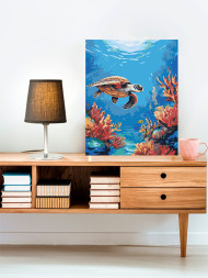 Картина по номерам &amp;quot;Морская черепашка&amp;quot;