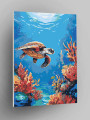 Картина по номерам &amp;quot;Морская черепашка&amp;quot;