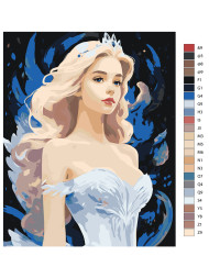 Картина по номерам &amp;quot;Юная принцесса&amp;quot;