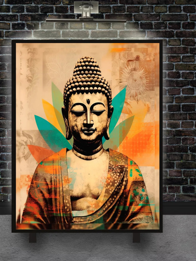 Holstga bosilgan poster &amp;quot;Buddaning ma’rifati&amp;quot;