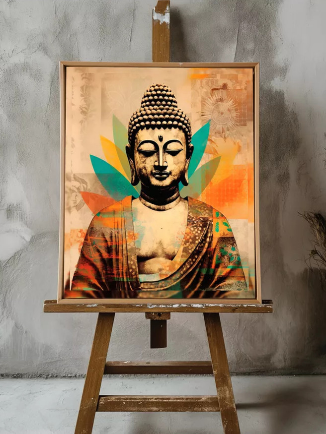 Holstga bosilgan poster &amp;quot;Buddaning ma’rifati&amp;quot;