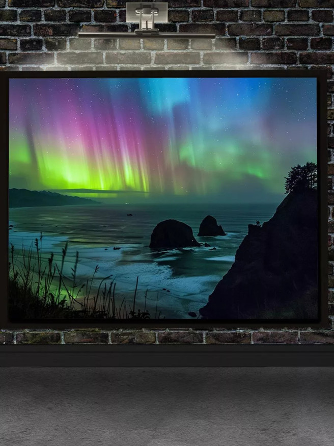 Постер на холсте &amp;quot;Танец северного сияния&amp;quot;