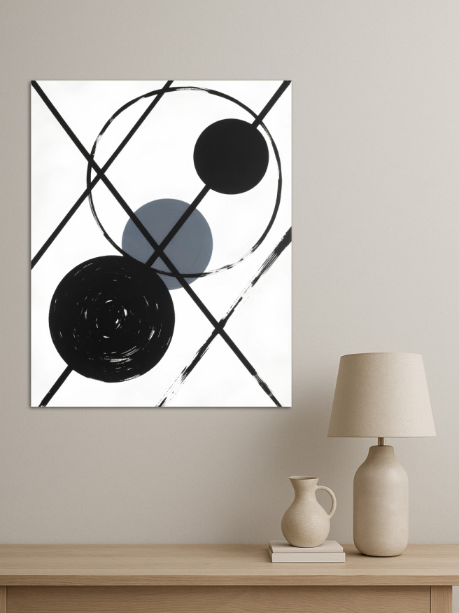 Постер на холсте &amp;quot;Пересечение кругов&amp;quot;