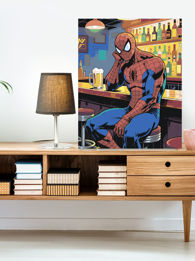 Raqamlar bo‘yicha rasm &amp;quot;O‘rgimchak odam bar ichida&amp;quot;