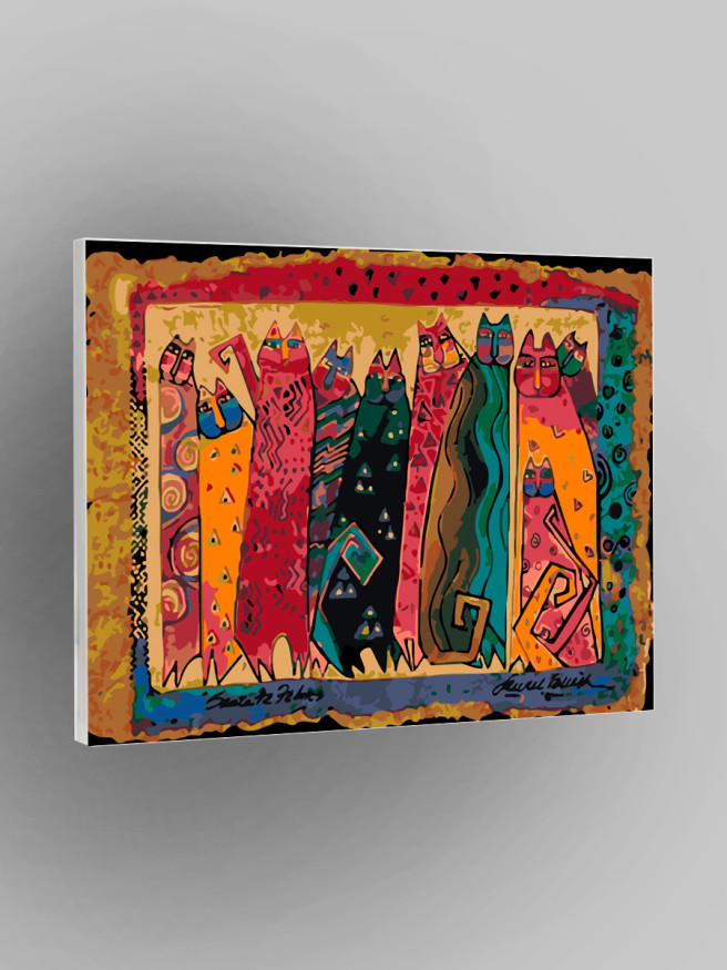 Картина по номерам &amp;quot;Коты в этническом стиле&amp;quot;