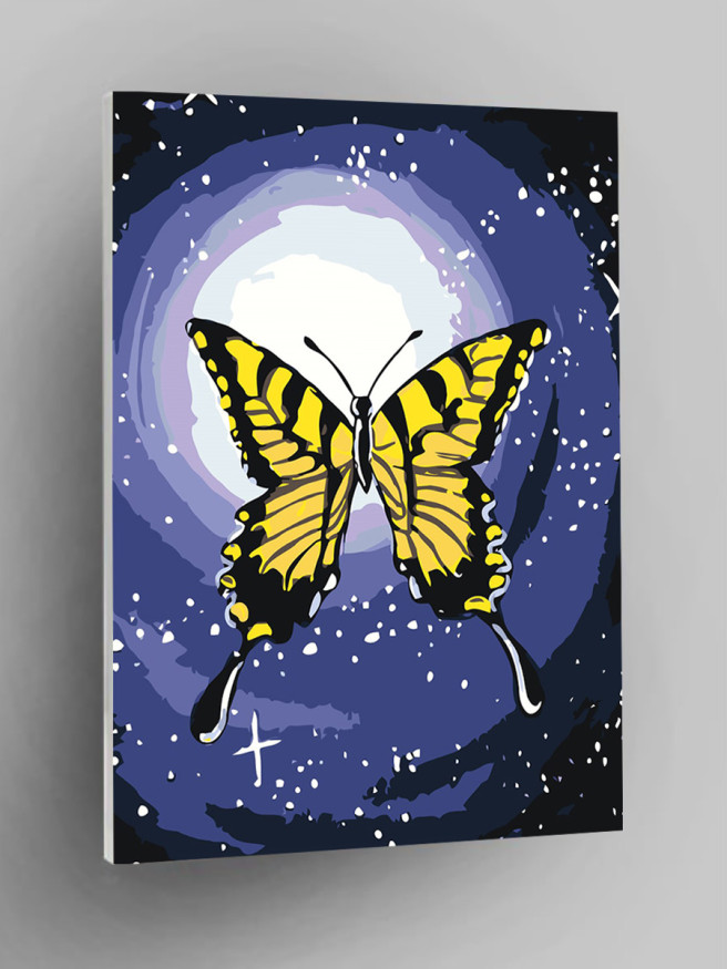 Raqamlar bo&amp;#039;yicha rasm &amp;quot;Sariq kapalak&amp;quot;