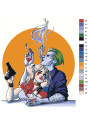 Raqamlar bo&amp;#039;yicha rasm &amp;quot;Joker va Harley Quinn&amp;quot;
