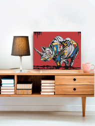 Raqamlar bo&#039;yicha rasm &quot; Karkidon&quot;