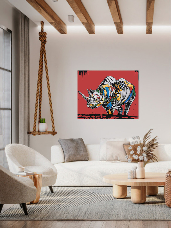 Raqamlar bo&amp;#039;yicha rasm &amp;quot; Karkidon&amp;quot;