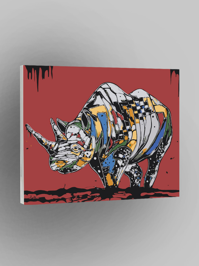 Raqamlar bo&amp;#039;yicha rasm &amp;quot; Karkidon&amp;quot;