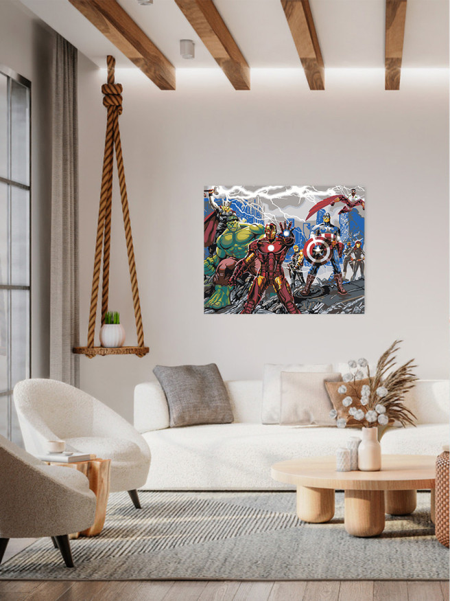 Raqamlar bo&amp;#039;yicha rasm &amp;quot;Marvel super qahramonlari&amp;quot;