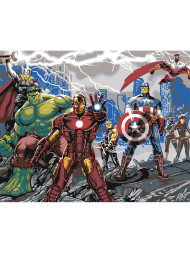 Raqamlar bo&#039;yicha rasm &quot;Marvel super qahramonlari&quot;