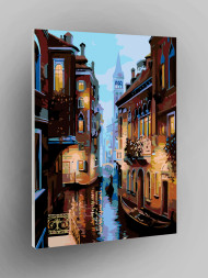 Raqamlar bo&#039;yicha rasm &quot;Qorong&#039;u ko&#039;cha&quot;