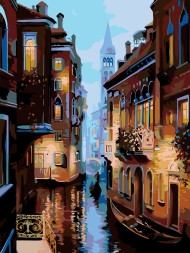 Raqamlar bo&#039;yicha rasm &quot;Qorong&#039;u ko&#039;cha&quot;