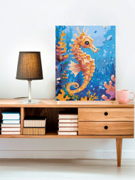 Картина по номерам &amp;quot;Морской конёк&amp;quot;