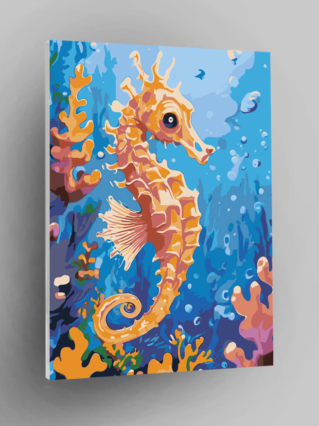 Картина по номерам &amp;quot;Морской конёк&amp;quot;