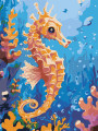 Картина по номерам &amp;quot;Морской конёк&amp;quot;