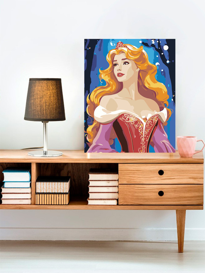 Raqamlar bo&amp;#039;yicha rasm &amp;quot;Qizil sochli go&amp;#039;zallik&amp;quot;