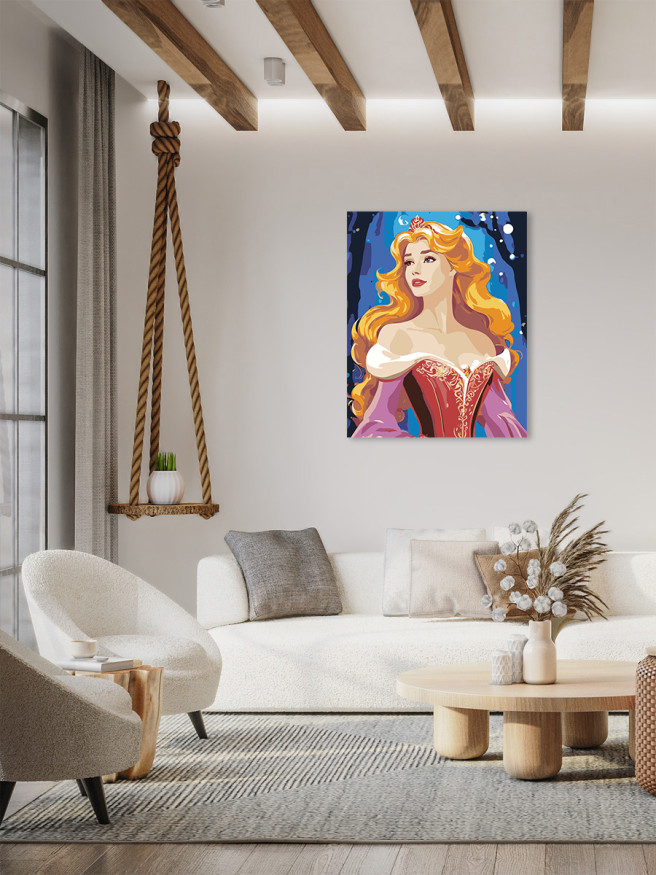 Raqamlar bo&amp;#039;yicha rasm &amp;quot;Qizil sochli go&amp;#039;zallik&amp;quot;