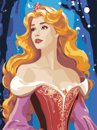 Картина по номерам &amp;quot;Рыжеволосая красавица&amp;quot;