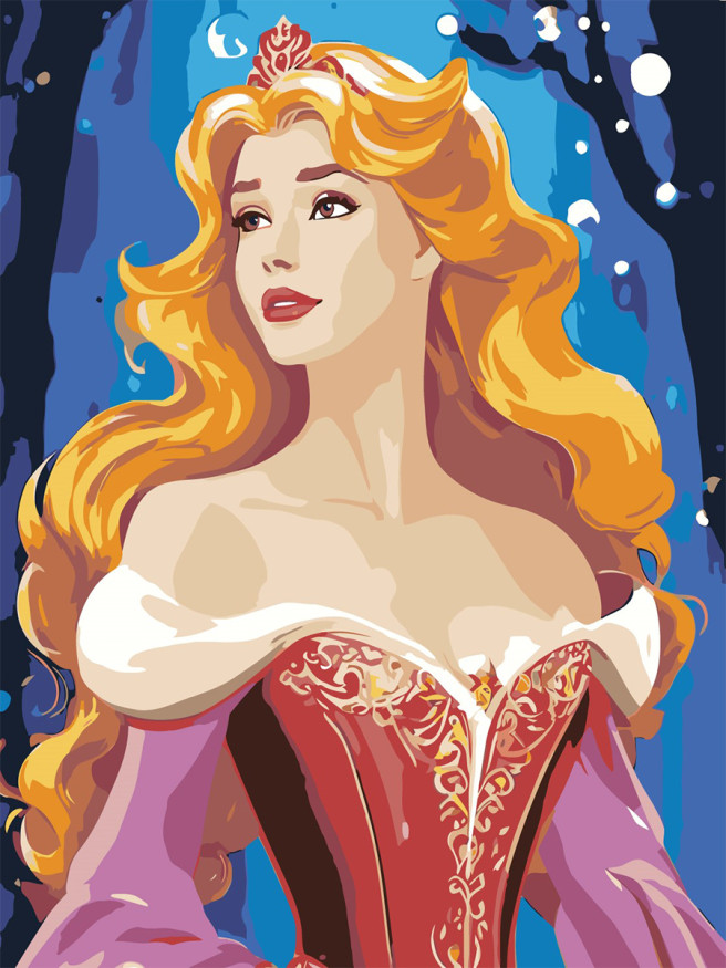 Raqamlar bo&amp;#039;yicha rasm &amp;quot;Qizil sochli go&amp;#039;zallik&amp;quot;