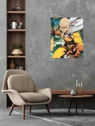 Картина по номерам "Сайтама"